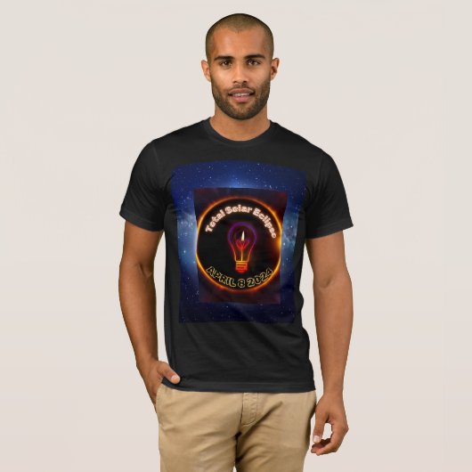 Totale Zonsverduistering 2024 Cleveland, Ohio T-shirt (Voorkant volledig)