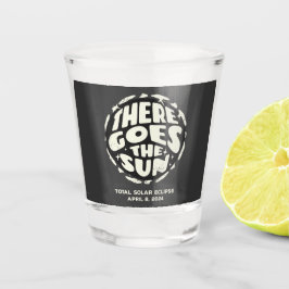 Totale Zonsverduistering 2024 Daar gaat de Zon Shot Glas