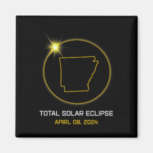 Totale Zonsverduistering 2024 De Arkansas Tour Tot Magneet