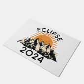 Totale Zonsverduistering 2024 Deurmat (Schuin)