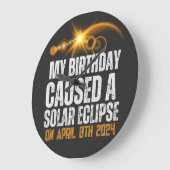 Totale zonsverduistering 2024 Grappige verjaardag Grote Klok (Hoek)