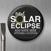 Totale Zonsverduistering - 2024 of aangepaste datu Magneet