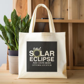 Totale Zonsverduistering - 2024 of aangepaste datu Tote Bag