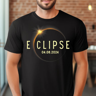 Totale Zonsverduistering 2024 Pad van Totaliteit 8 T-shirt