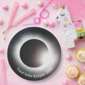 Totale zonsverduistering 2024 papieren bordje (Feest)