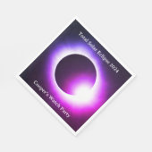 Totale zonsverduistering 2024 servet (Hoek)