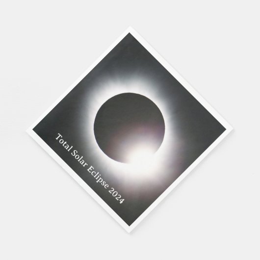 Totale zonsverduistering 2024 servet (Hoek)