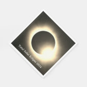 Totale zonsverduistering 2024 servet (Hoek)