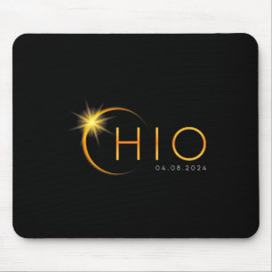 Totale Zonsverduistering 2024 State Ohio Totality Muismat