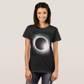 Totale zonsverduistering 2024 t-shirt (Voorkant volledig)