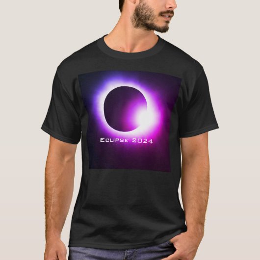 Totale zonsverduistering 2024 t-shirt (Voorkant)