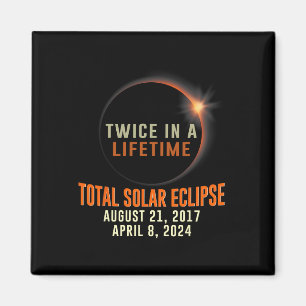 Totale Zonsverduistering 2024 Totaal twee keer in Magneet