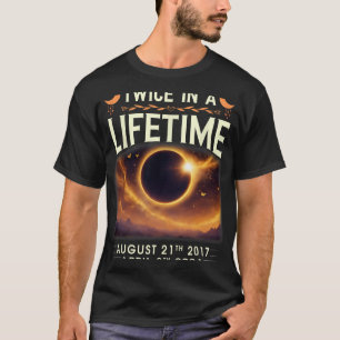 Totale Zonsverduistering 2024 tweemaal in een leve T-shirt