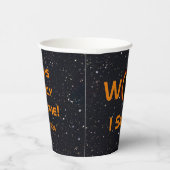 Totale Zonsverduistering 2024 WOW Ik Zag Het Papieren Bekers (Rechts)