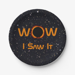 Totale Zonsverduistering 2024 WOW Ik Zag Het Papieren Bordje