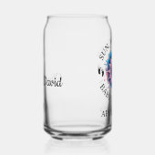 Totale Zonsverduistering 2024 Zwangerschap Aankond Blikvorm Glas (Rechts)