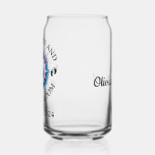 Totale Zonsverduistering 2024 Zwangerschap Aankond Blikvorm Glas (Links)