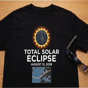 Totale Zonsverduistering 2026 , 12 augustus Totali T-shirt