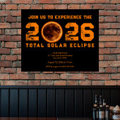 Totale Zonsverduistering 2026 Evenement Poster