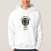 Totale Zonsverduistering 2026 Heren Pullover Hoodi (Voorkant)