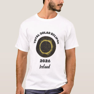 Totale zonsverduistering 2026 Heren T-Shirt Tshirt