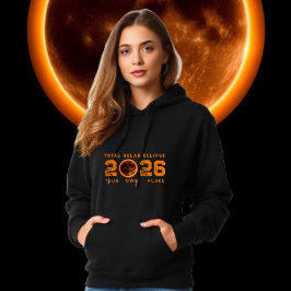 Totale Zonsverduistering 2026 Hoodie