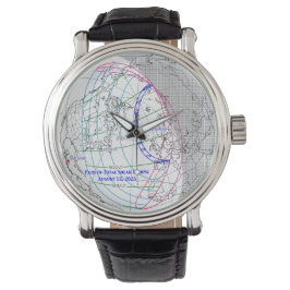 Totale Zonsverduistering 2026 Kaart Horloge