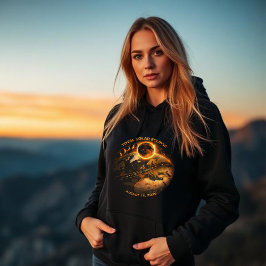 Totale Zonsverduistering 2026-Pad van Totaliteit Hoodie
