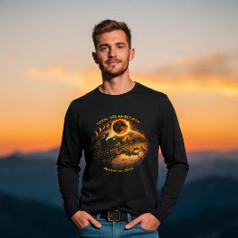 Totale Zonsverduistering 2026-Pad van Totaliteit T-shirt