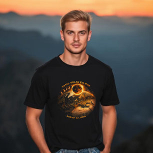 Totale Zonsverduistering 2026- Pad van Totaliteit T-shirt