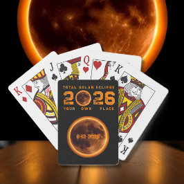 Totale Zonsverduistering 2026 Pokerkaarten