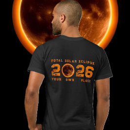 Totale Zonsverduistering 2026 T-shirt