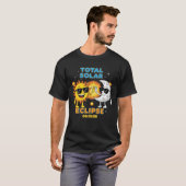 Totale zonsverduistering 2026 t-shirt (Voorkant volledig)
