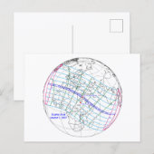 Totale Zonsverduistering 2027 Kaart (Voorkant / Achterkant)