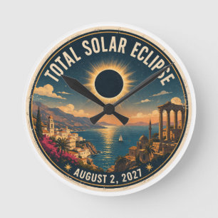 Totale Zonsverduistering 2027 Ronde Klok