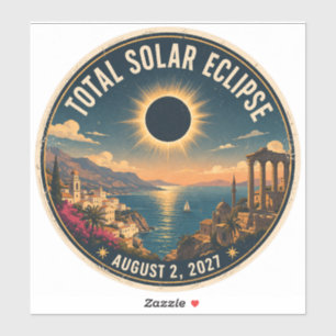 Totale Zonsverduistering 2027  Sticker