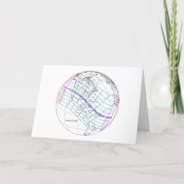Totale Zonsverduistering 2045 Global Path Kaart