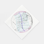 Totale Zonsverduistering 2045 Global Path Servet (Hoek)