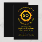 Totale Zonsverduistering 4.8.2024 50ste Verjaardag Kaart (Voorkant / Achterkant)