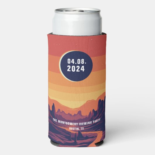 Totale Zonsverduistering 4.8.2024 Aangepaste locat Seltzer Blikjeskoeler (Seltzer Achterkant)