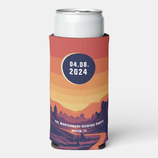 Totale Zonsverduistering 4.8.2024 Aangepaste locat Seltzer Blikjeskoeler (Seltzer Voorkant)