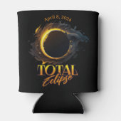 Totale Zonsverduistering 8 april 2024 Herdenking Blikjeskoeler (Achterkant)