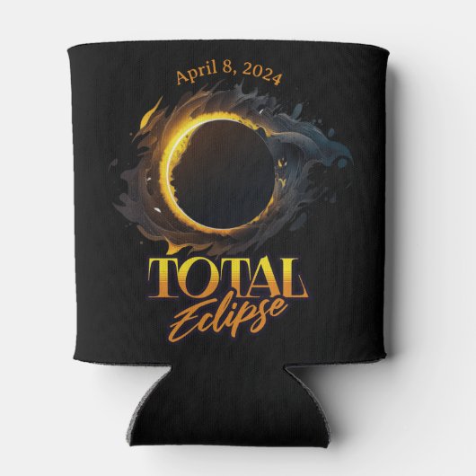 Totale Zonsverduistering 8 april 2024 Herdenking Blikjeskoeler (Achterkant)