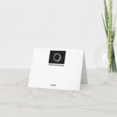 Totale zonsverduistering 8 april 2024 kaart (Achterkant)