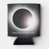 Totale zonsverduistering 8 april 2024 maanzon blikjeskoeler (Voorkant)