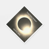 Totale zonsverduistering 8 april 2024 servet (Hoek)