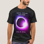Totale zonsverduistering 8 april 2024 t-shirt (Voorkant)