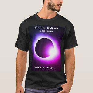 Totale zonsverduistering 8 april 2024 t-shirt