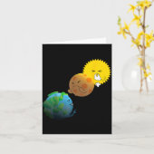 Totale Zonsverduistering 8 april Kaart (Gele Bloem)
