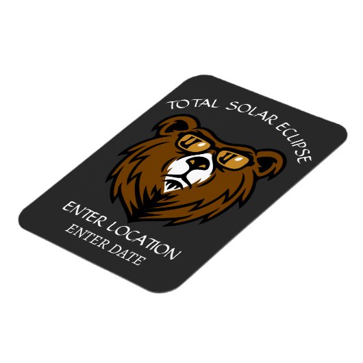 Totale Zonsverduistering Aangepast Spanje 2026 Magneet (Linkerzijde)